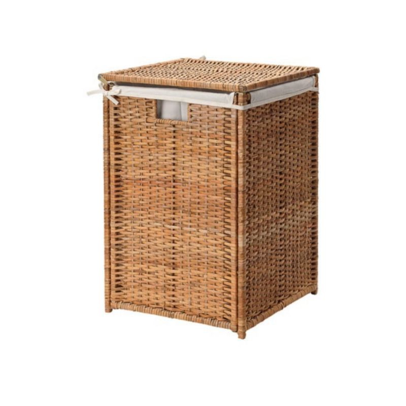 IKEA BRANAS LAUNDRY BASKET WITH LINING RATTAN Shopee Malaysia