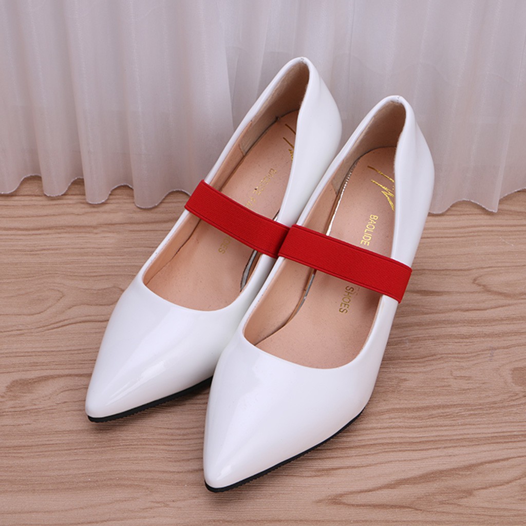 heels with shoe strings