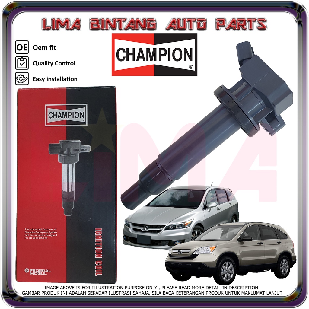 Honda Crv SWA RE , Stream RN6 Ignition Coils , Plug Coil CHAMPION