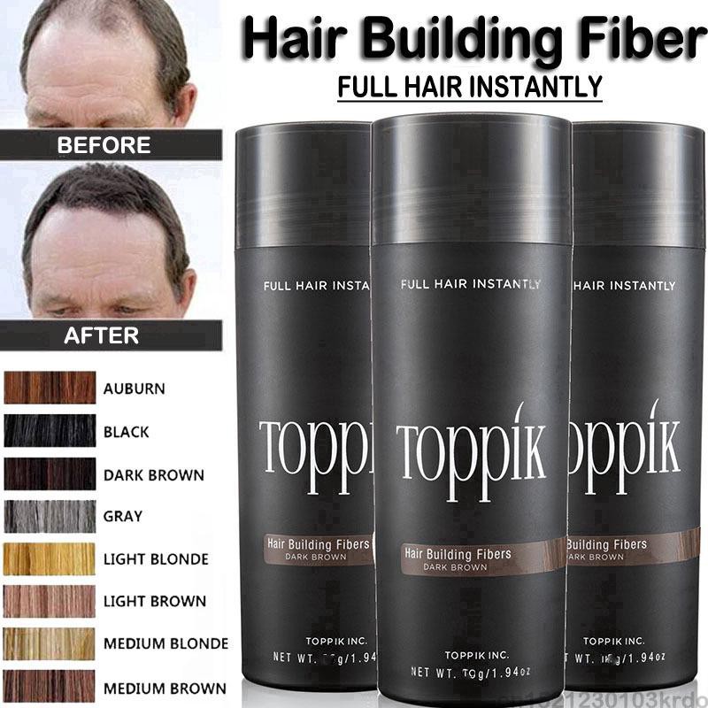 Toppik Hair Building Fibers Powder 27 5g For Hair Beard Hair Loss Concealer Thinning Hair Care Growth Salon Beauty Shopee Malaysia