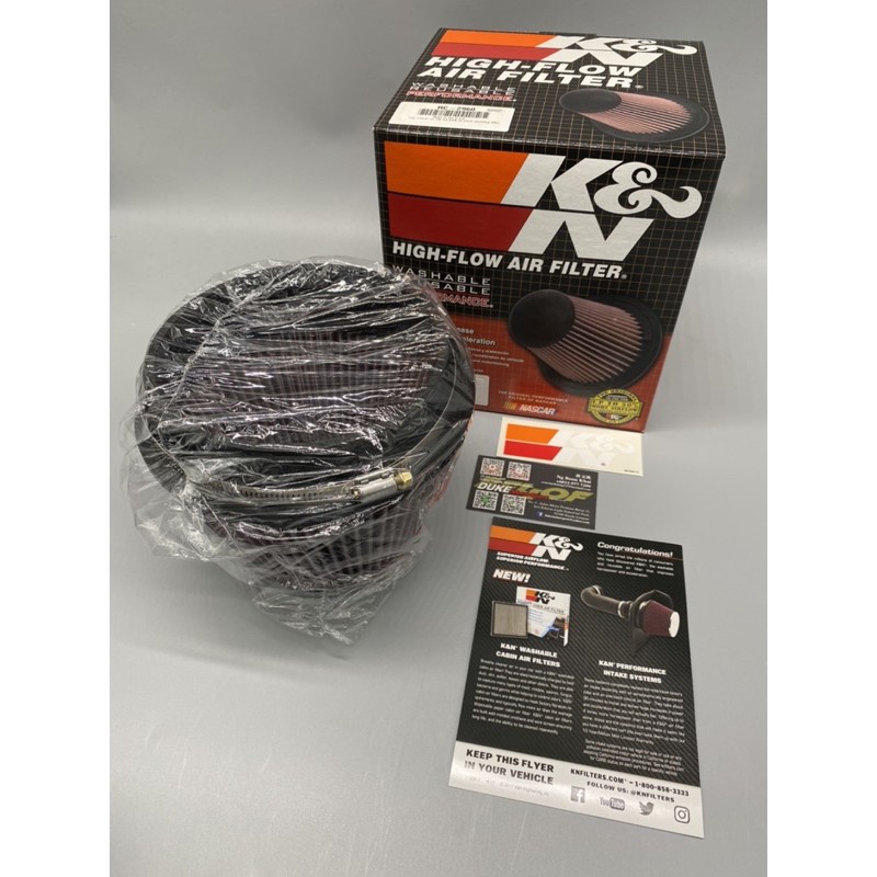 KN RC-2960 Universal 6 Inch Flange Open Pod Original KN Washable  Performance Air Filter 6INCH 6