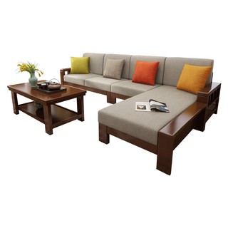 Sofa kayu oak sofa pepejal Gaya Cina musim sejuk dan musim Sofa kayu oak sofa pepejal Gaya Cina musim sejuk dan musim