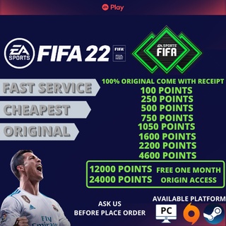 FIFA 22 Points l Fut Point l Fifa Points l Fifa 22 Ultimate l Fut 22 l Login Method l PC Steam l PC Origin