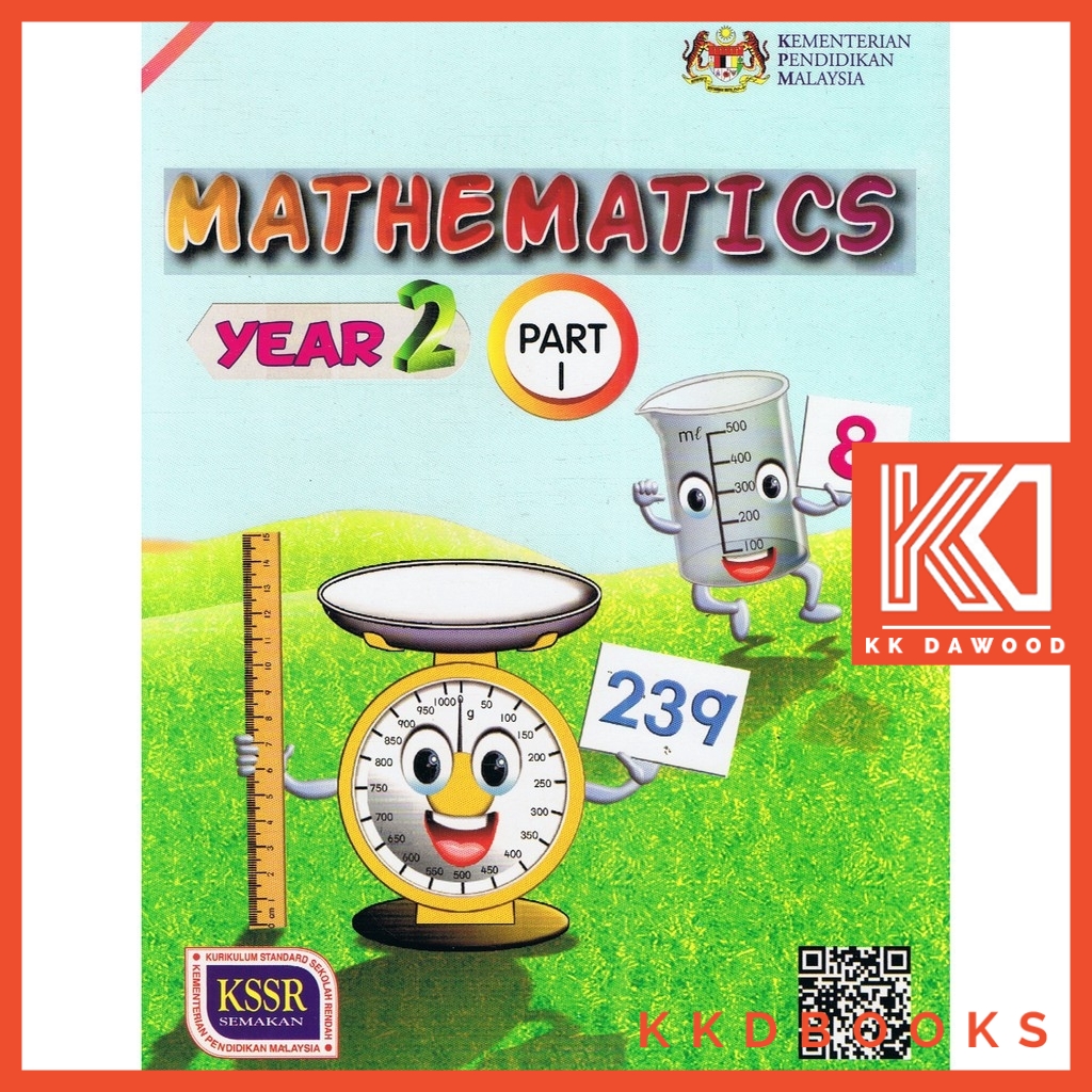 Buku Teks Tahun 2 Mathematics Part 1 (DLP/English Version)  Shopee Malaysia