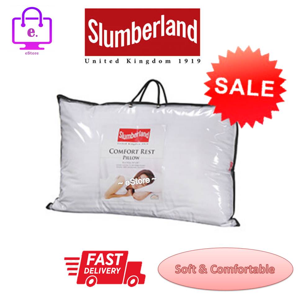 Slumberland Comfort Rest Pillow 100 Original Shopee Malaysia