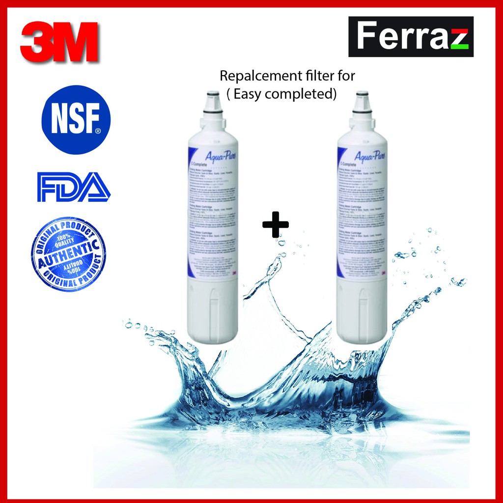 3M aqua pure - C-Complete Cartridge Replacement (x2) - C Complete for ...