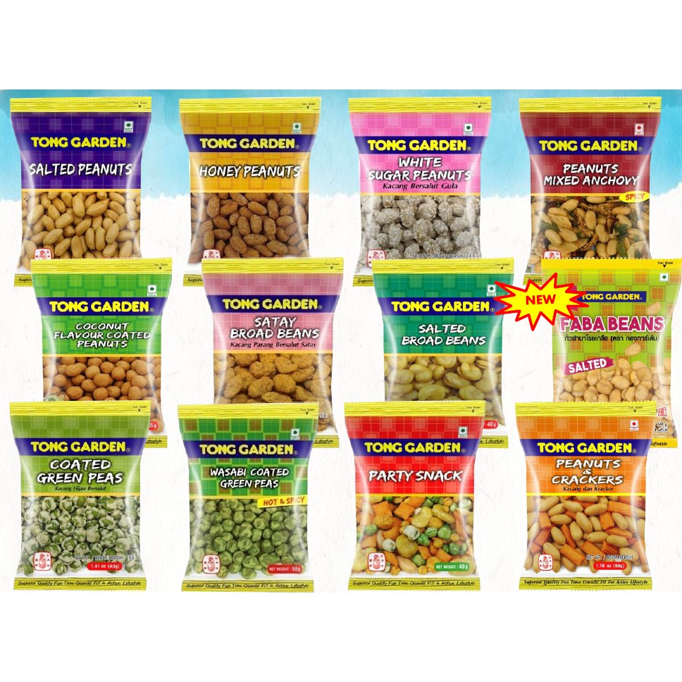 Tong Garden Peanuts ( 1 bag = 12packs ) Assorted Flavour Shopee