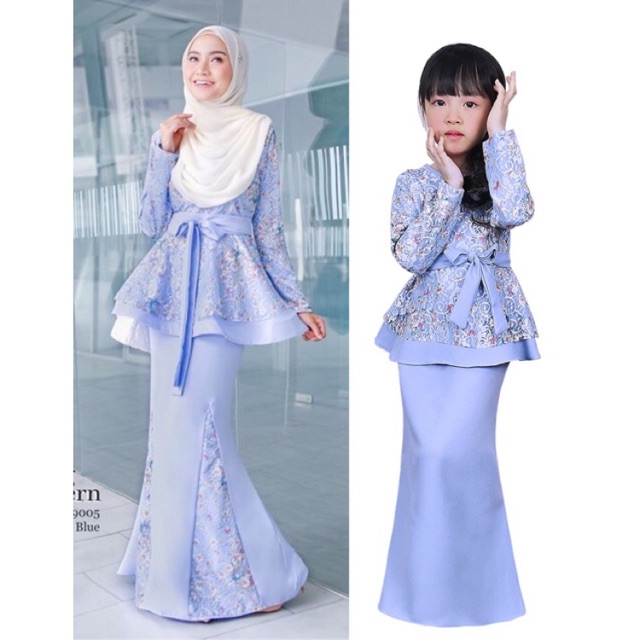 Budak baju peplum Baju Raya