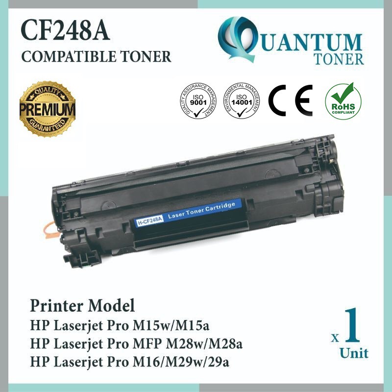 Compatible Toner 48A CF248A 48 Black for HP Laserjet Pro M15a M15w M