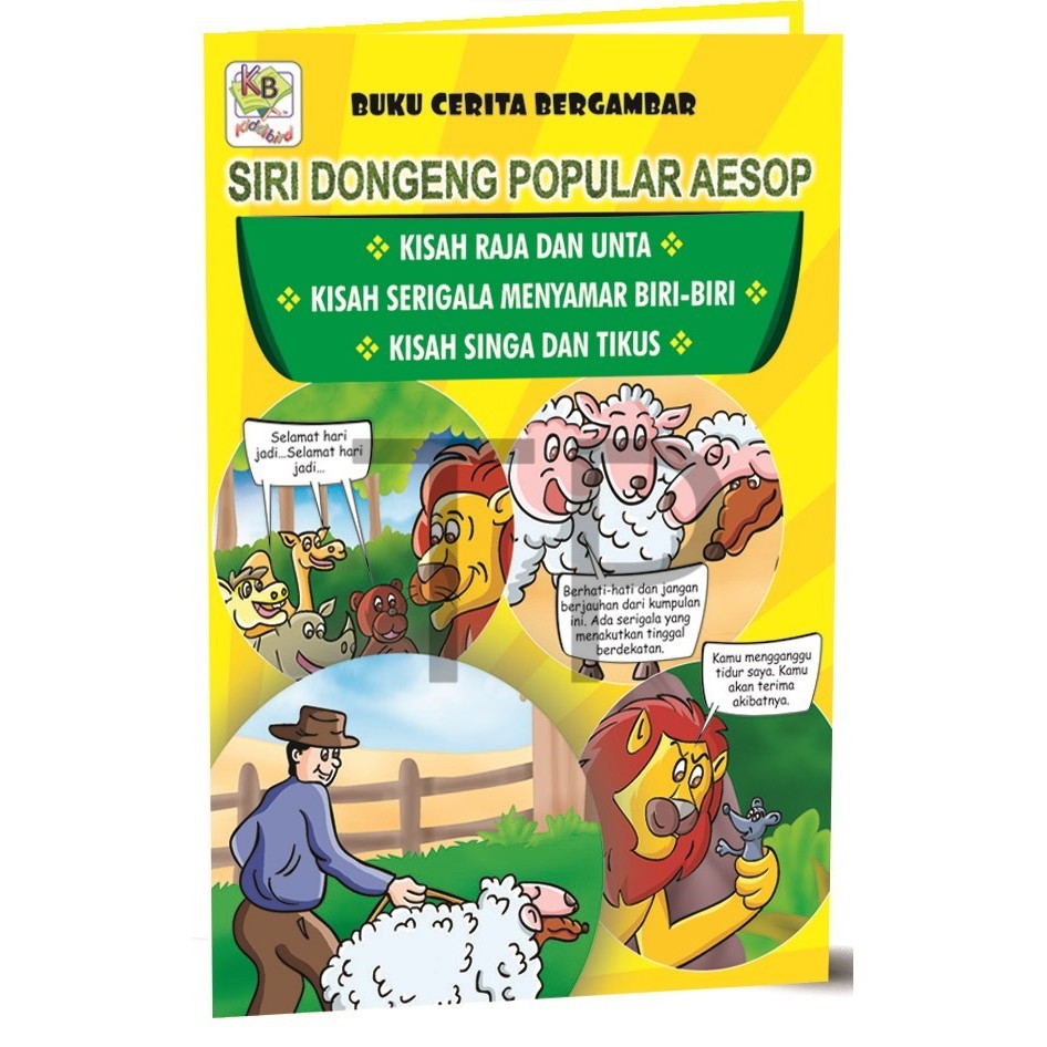 Buku Cerita Kanak Kanak Prasekolah Donggeng Popular Aesop Arnab Kura Kura Storybook Preschool Kid Children Fun Book Shopee Malaysia