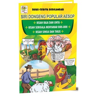 Buku Cerita Kanak Kanak Prasekolah Dongeng Popular Aesop Arnab Kura Kura Storybook Preschool Kid Children Fun Book Shopee Malaysia