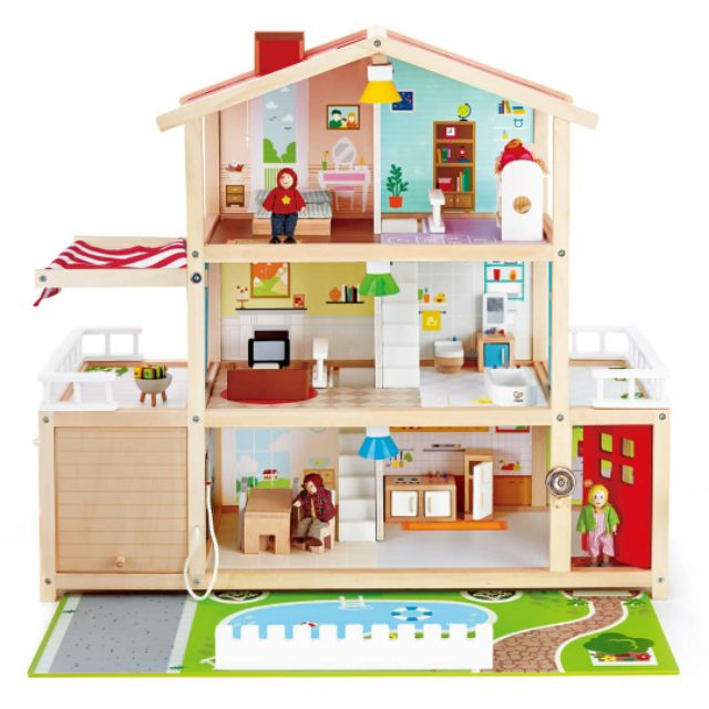 light up dollhouse