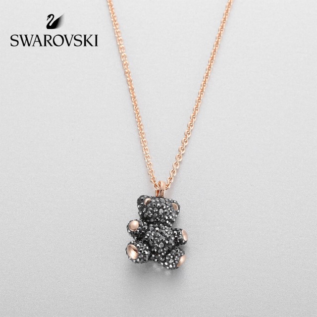 swarovski teddy bear pendant