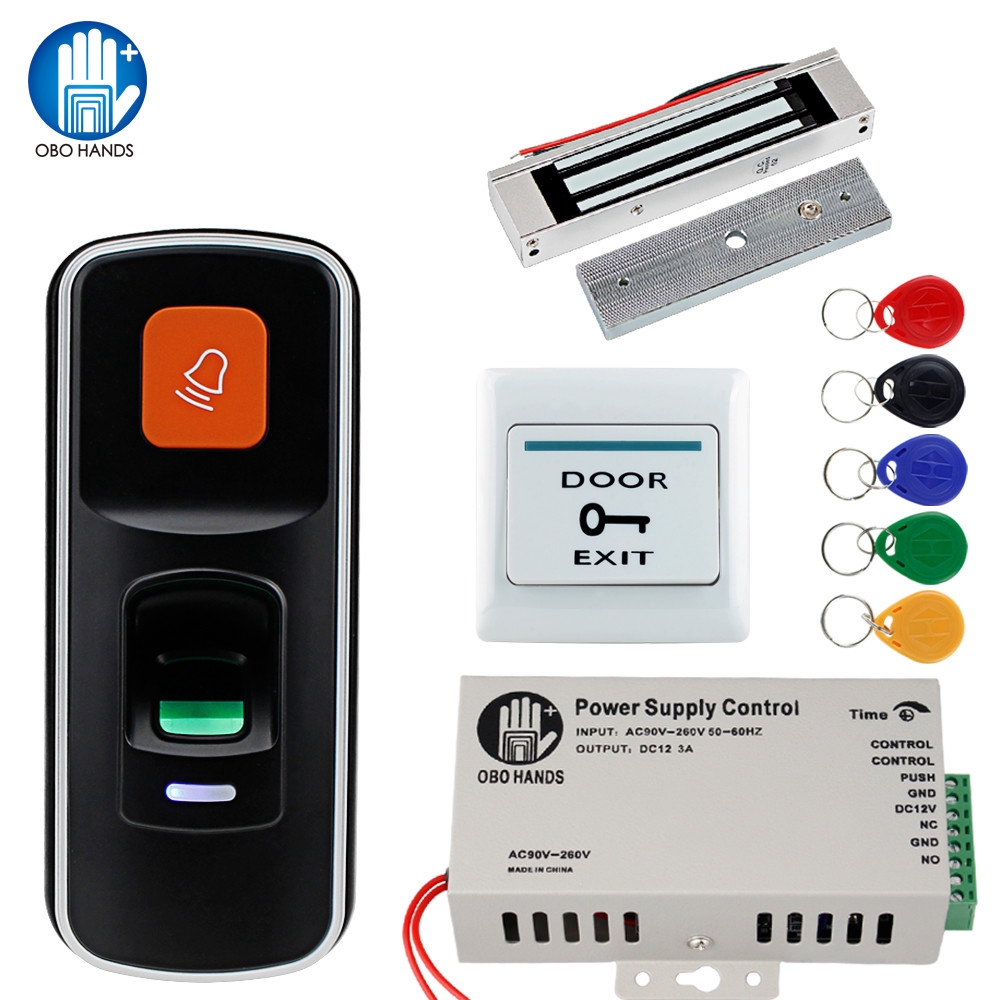 OBO RFID Door Access Control System Kit Set 125KHz Fingerprint ...
