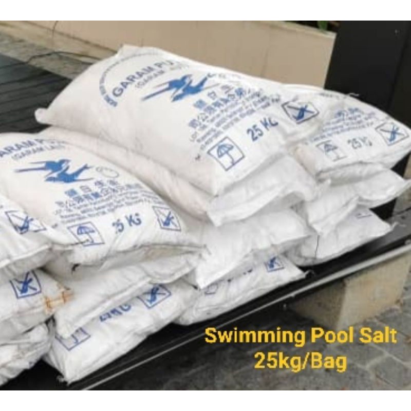 Swimming pool salt 25kg a bag Shopee Malaysia