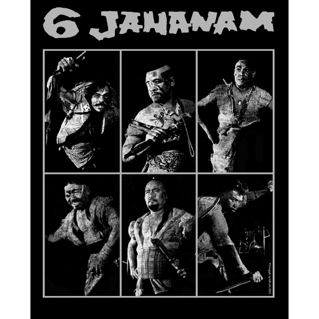 Enam Jahanam 6 Jahanam Baju Kenangan Filem Filem Melayu Lama P Ramlee Shopee Malaysia