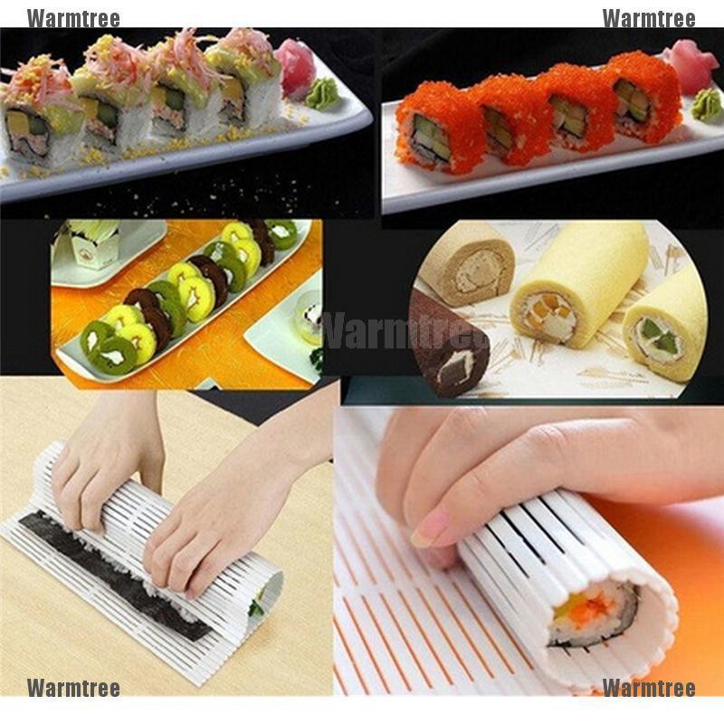 Warmtree New Practical Sushi Rolling Roller Plastic Material Mat