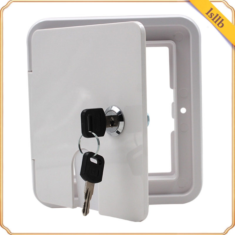 RV Camper Trailer Motorhome Power Cord Hatch / Cover , White Shopee