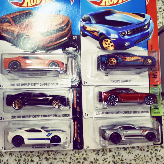 hot wheels camaro collection