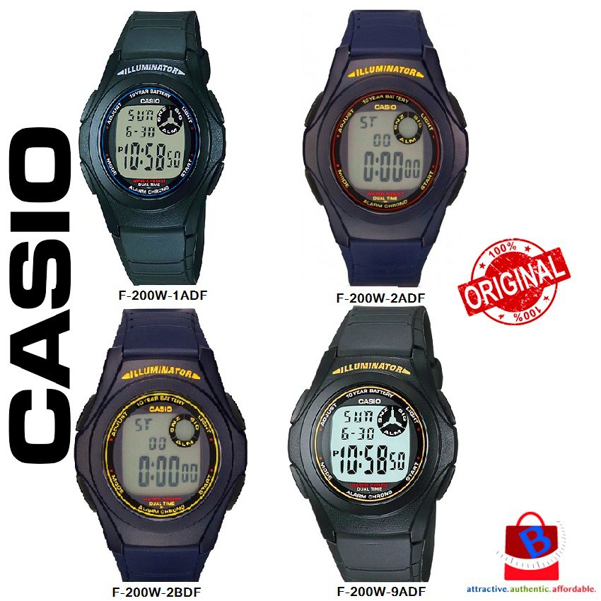 casio f 200 watch