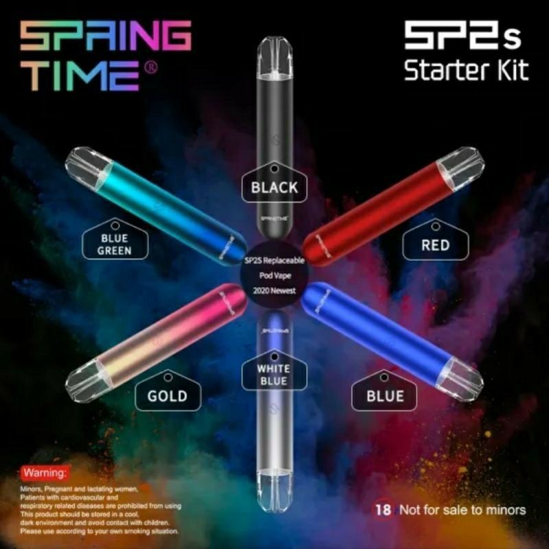 Sp2s New Generation Vape Pod Kit Crystal Pod With Blitz Light Shopee Malaysia