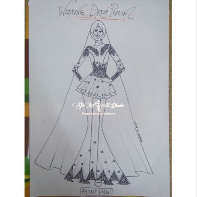 Pola Baju Pengantin Peplum 2 Layers Shopee Malaysia Pola Baju Pengantin Peplum 2 Layers Shopee Malaysia