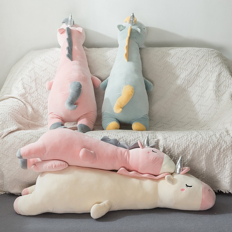 Cute Unicorn Plush Toy Stuffed Soft Animal Sleep Sofa Bedroom Decor Lovely Christmas Gift For Kids Kawaii Birthday Gift