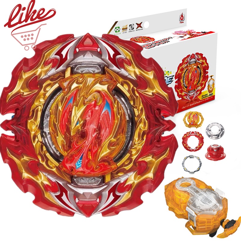 Laike Beyblade B191 Prominence Phoenix DB Dynamite Battle with B184 ...
