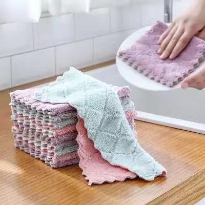 【READY STOCK】Kitchen Towel Rag| Tuala Dapur| Oil Dish Washing Cloth| Dishwashing towel
