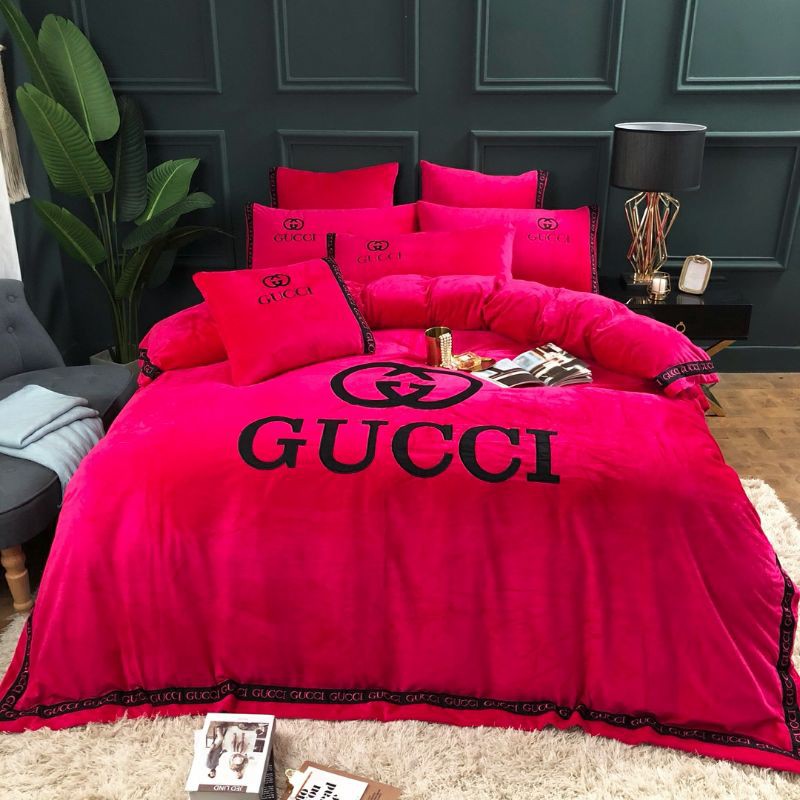 Gucci Velvet Bedding Sets | Shopee Malaysia