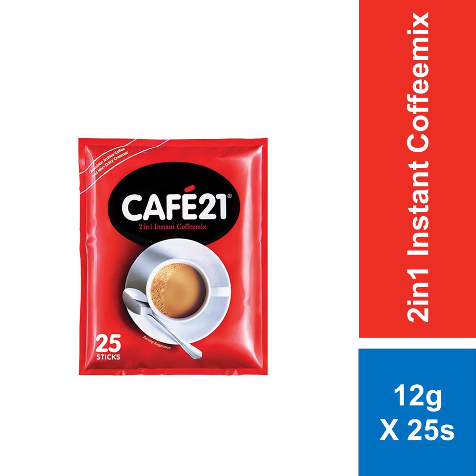 Café 21 2 In 1 Instant Coffeemix 12g x 25s