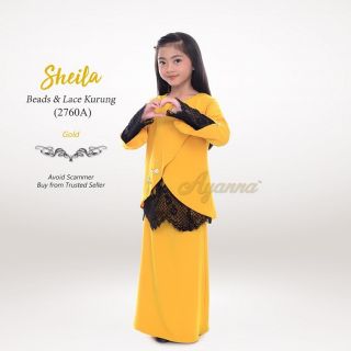 1 Power Sale  Sheila Beads Lace Kurung Budak  2760A 