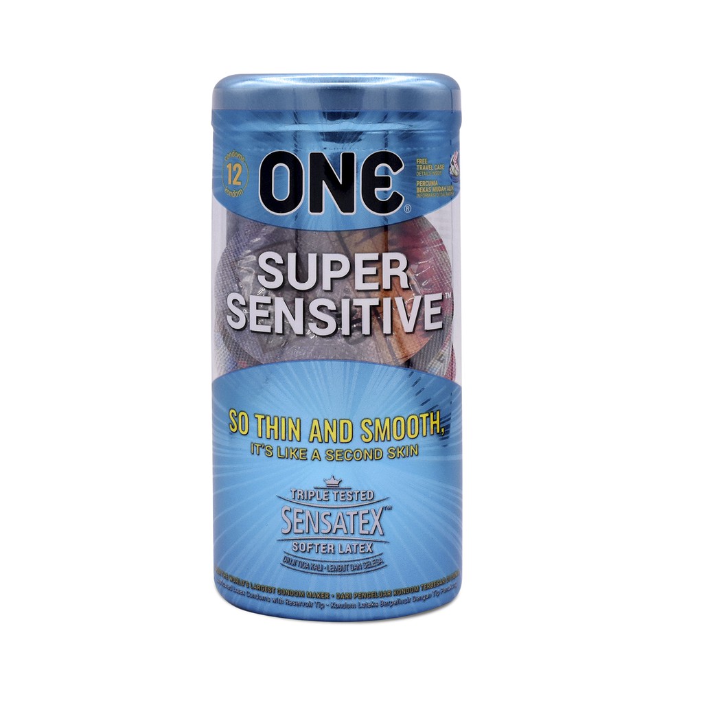 One Condom Super Sensitive 12s Thin Extra Lubricated Condoms Free Gift Shopee Malaysia