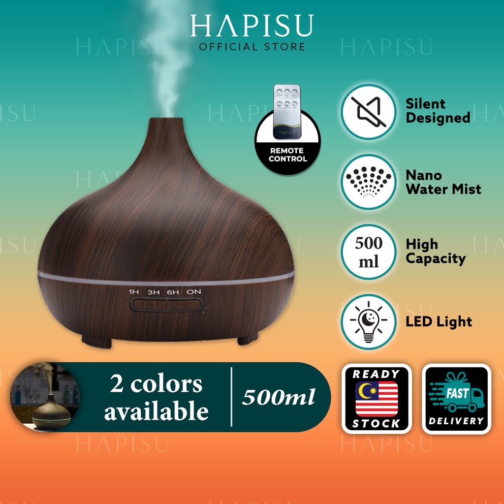 HAPISU Pao Aroma Ultrasonic Air Diffuser For Essential Oil Humidifier