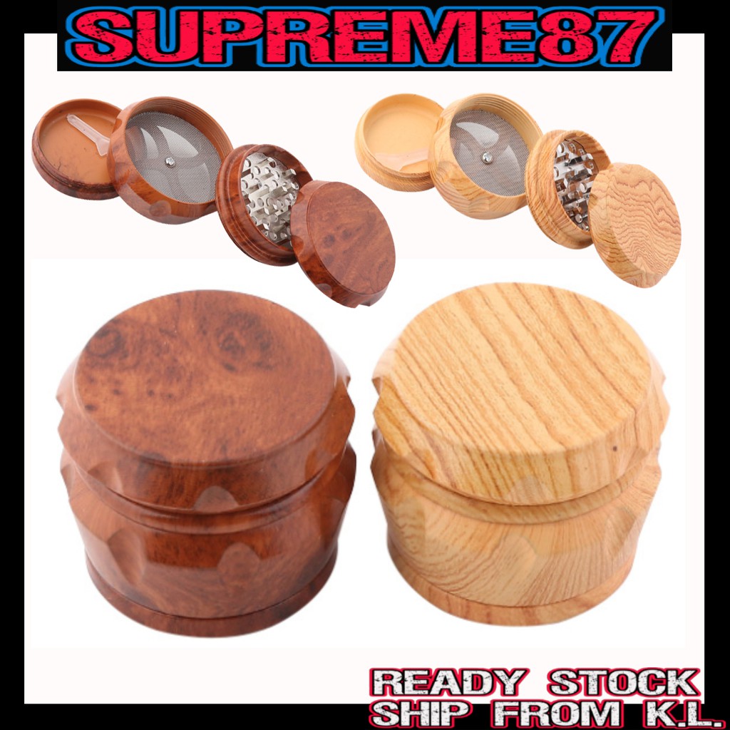 Plastic Wood Printed Grinder Diameter 63MM, 50mm And 40mm 4 Layers