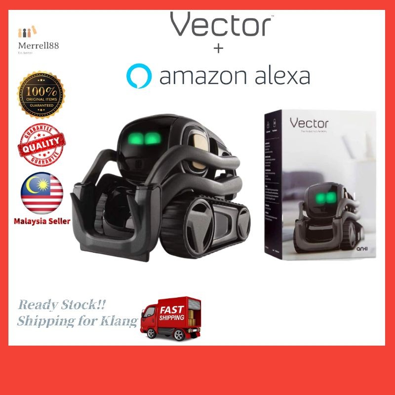 Ready Stock Vector Robot By Anki A Home Robot Who Hangs Out Helps Out With Amazon Alexa Built In Shopee Malaysia