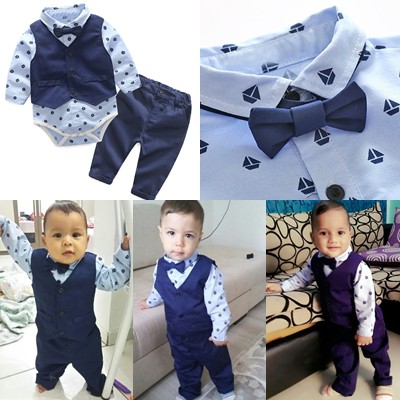 infant suit and tie