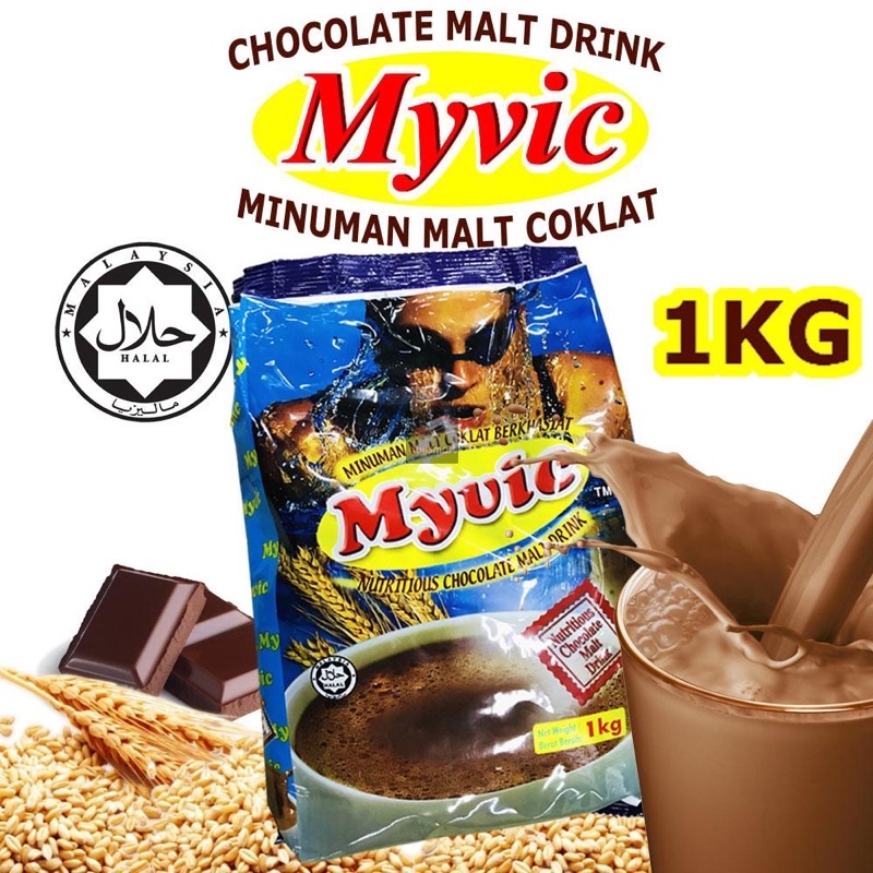 Myvic Chocolate Malt Drink 1KG Shopee Malaysia