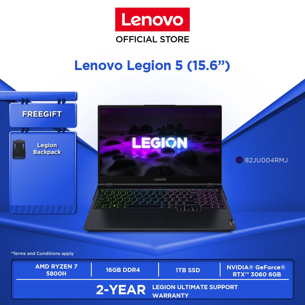 Lenovo Legion 5 15ACH6H 82JU004RMJ Gaming Laptop | Ideapad Gaming 3 ...