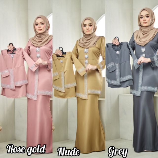 Sedondon baju kurung ibu dan anak raya set couple | Shopee