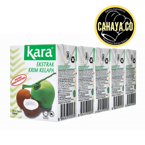 Kara Coconut Milk ,Coconut Cream Extract/ Ekstrak Krim Kelapa 200ml