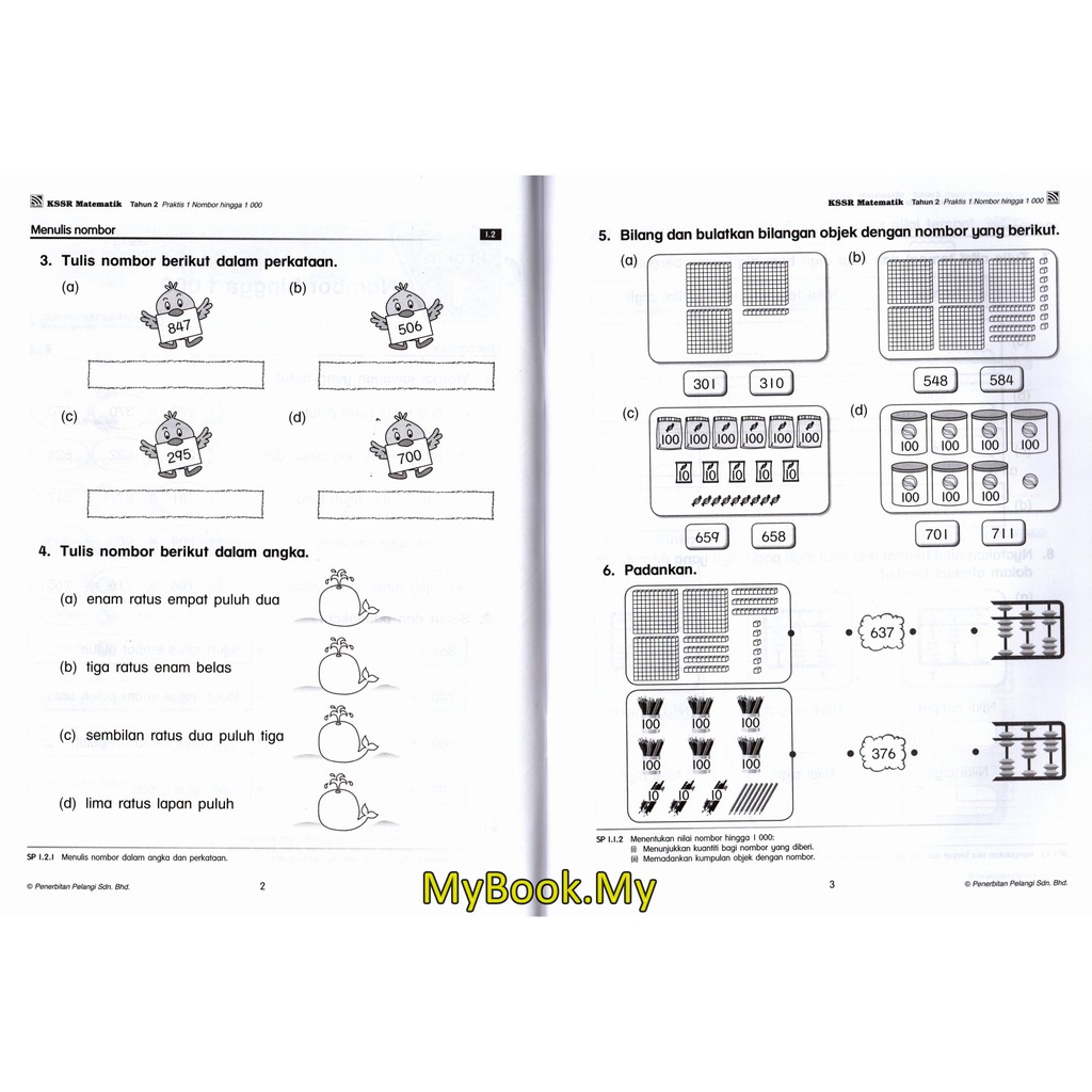 Myb Buku Latihan Praktis Kssr Matematik Tahun 2 Pelangi Shopee Malaysia