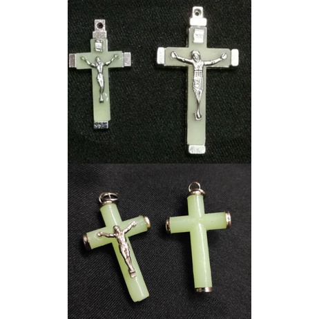 Glow In The Dark - Catholic Sacred Christian Craft Jesus Cross Pendant