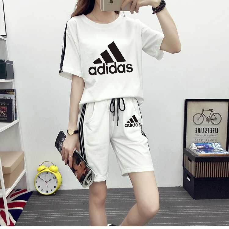 adidas t shirt and shorts set mens