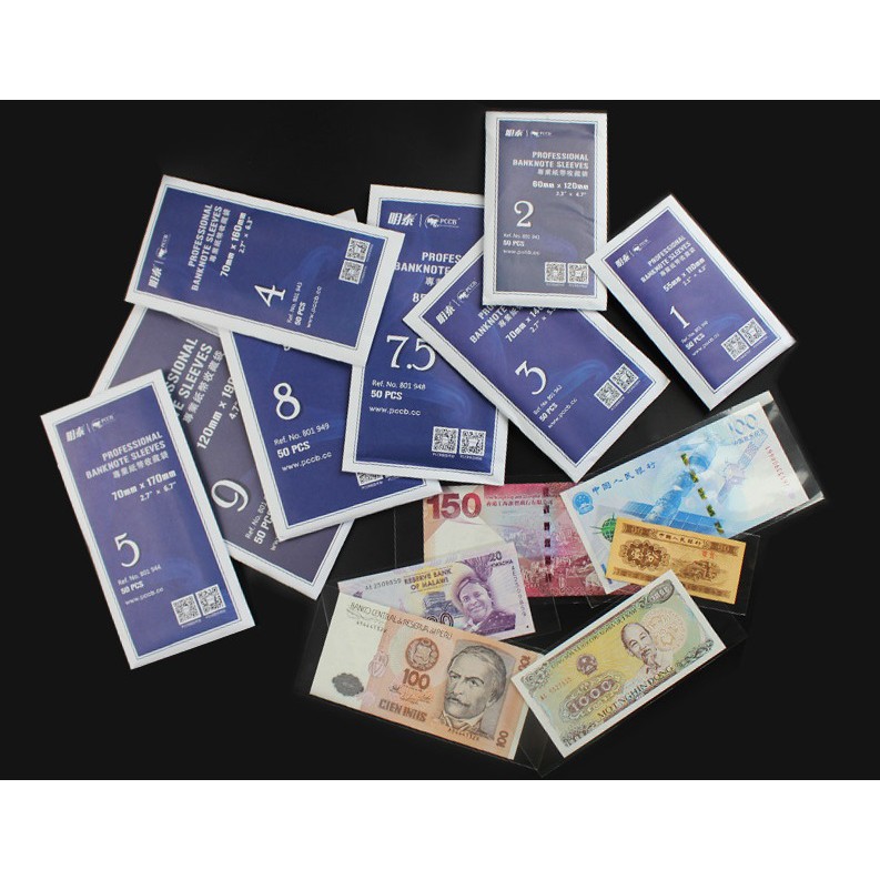 PCCB / MINGT OPP Banknote protector sleeve bag (50pcs) Shopee Malaysia