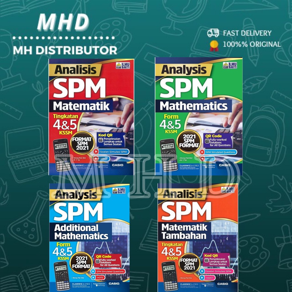 Buku Rujukan Mhd Buku Latihan Analisis Spm Matematik Matematik Tambahan Tingkatan 4 5 Kssm Shopee Malaysia