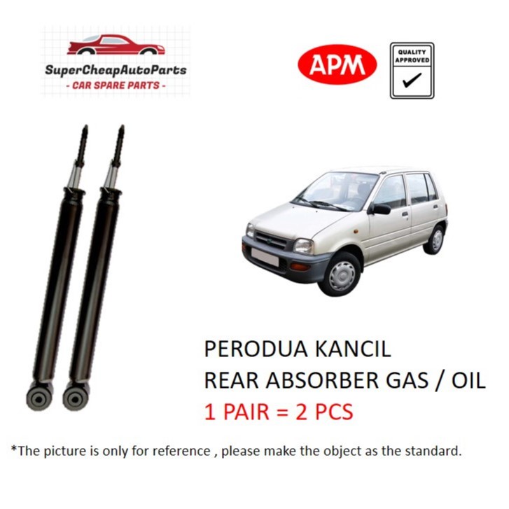 Original Apm Perodua Kancil Front Rear Absorber Oil Gas 1 Pair Shopee Malaysia