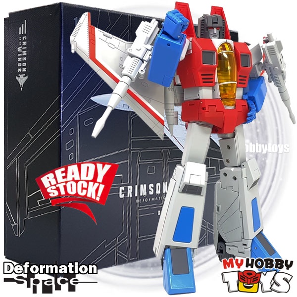 Deformation Space Transformable Robot - DS-01 Crimson Wings ( The Best G1 MP Scale Starscream ) DS01