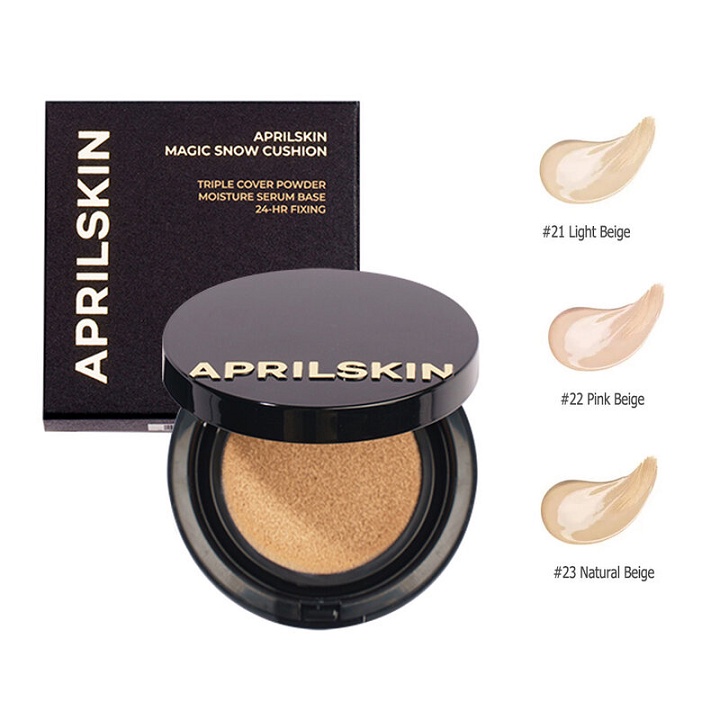 April Skin Black Magic Snow Cushion Powder Shopee Malaysia
