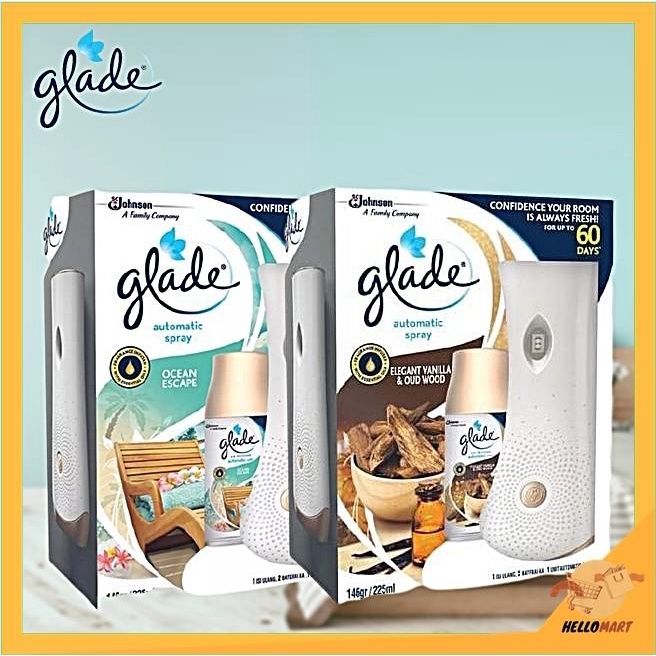 Original Glade Matic Device Tools + REFILL / Glade Air Freshener Shopee Malaysia